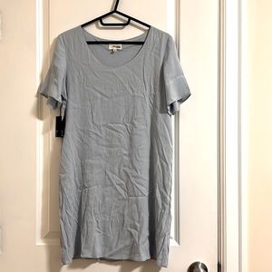 ARTIZIA BNWT Teigen Shift Dress T-Shirt Boxy Minimalist Baby Blue